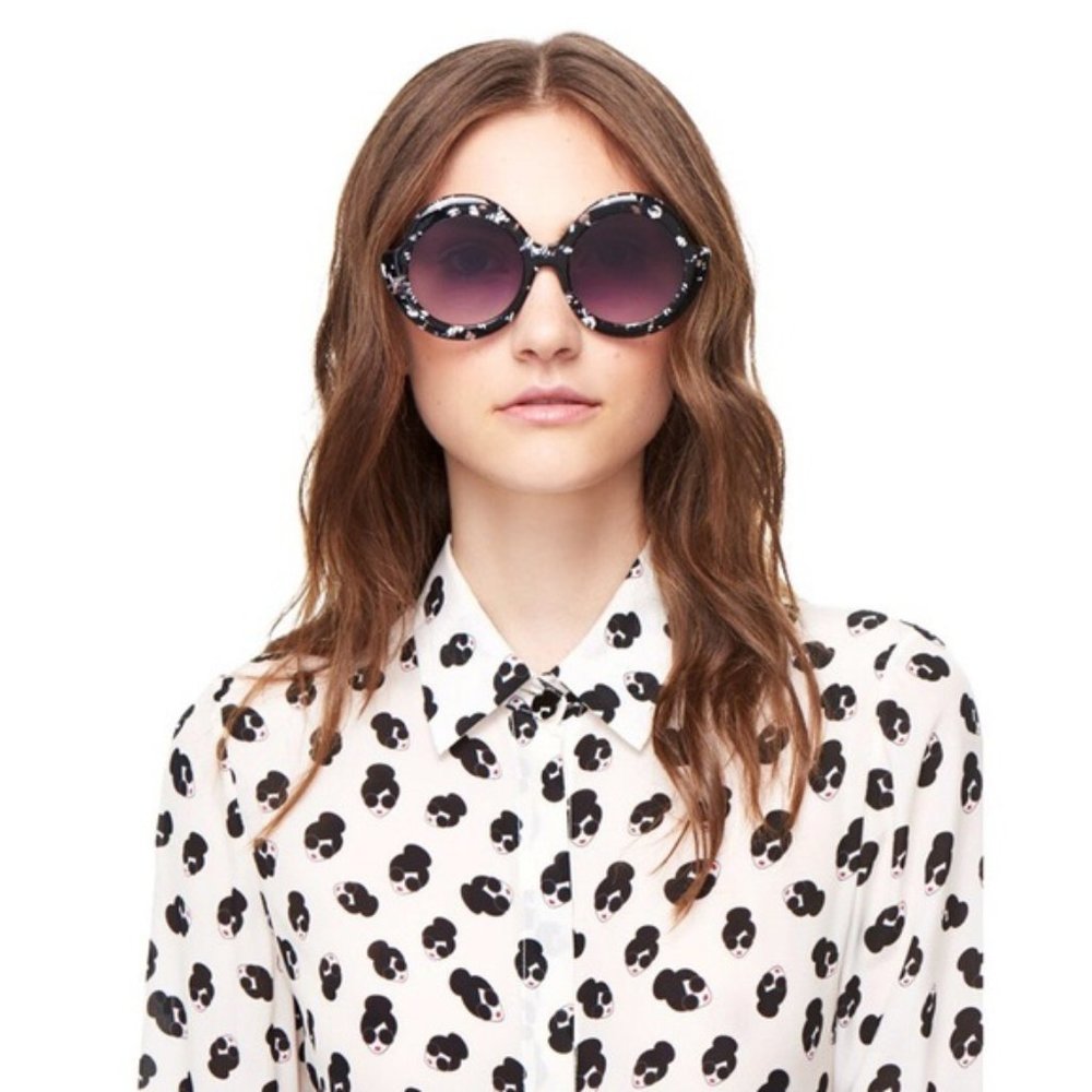 Alice + Olivia Stacey Snow Storm Sunglasses - NWT